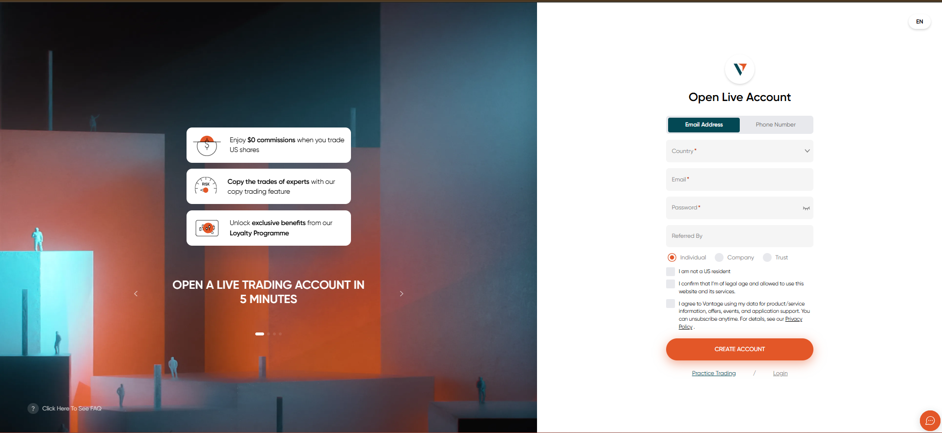Open Account