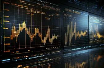 gold and black forex trading chart