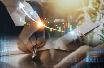 People working with forex chart overlay