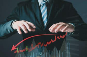 hand hovering over virtual forex chart illustrating CVD Trading