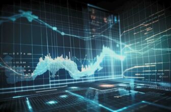 deep blue and white forex chart