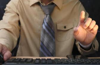 man touching virtual forex trading chart