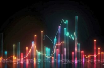 multi colored forex chart