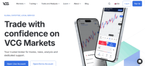 VCG Markets Homepage