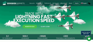 Dominion Markets Homepage