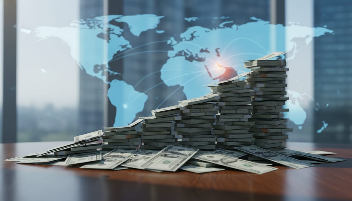 US Dollar Heads for Weekly Gain as Middle East Tensions Lift Safe-Haven Demand - editorial illustration