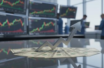 Dollar Edges Higher as Traders Rethink Fed Rate-Cut Timeline - editorial illustration
