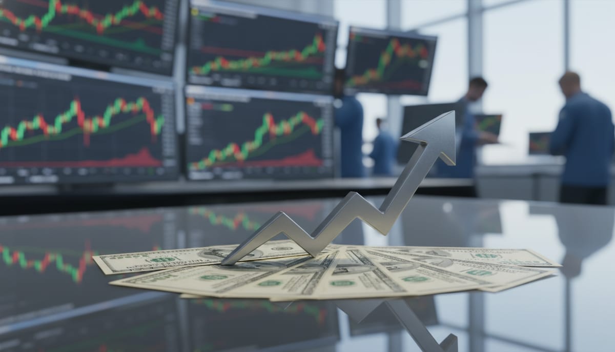 Dollar Edges Higher as Traders Rethink Fed Rate-Cut Timeline - editorial illustration
