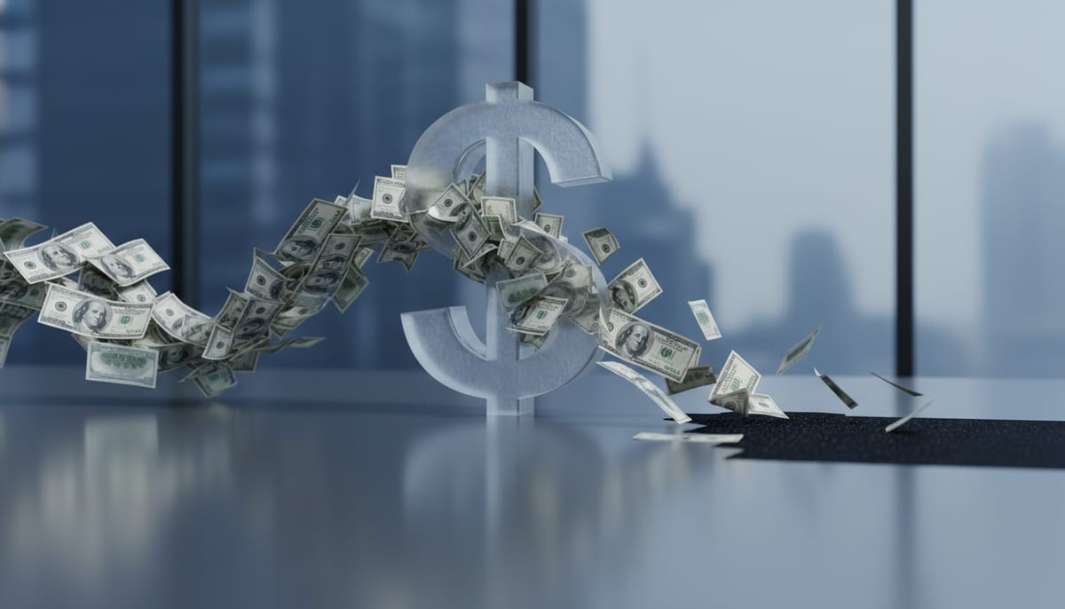 US Dollar Cuts Gains After Unexpected Drop in February Payrolls - editorial illustration