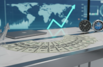 Dollar Gains as US Data Backs Cautious Fed, Yen Steady Before Wage Talks - editorial illustration