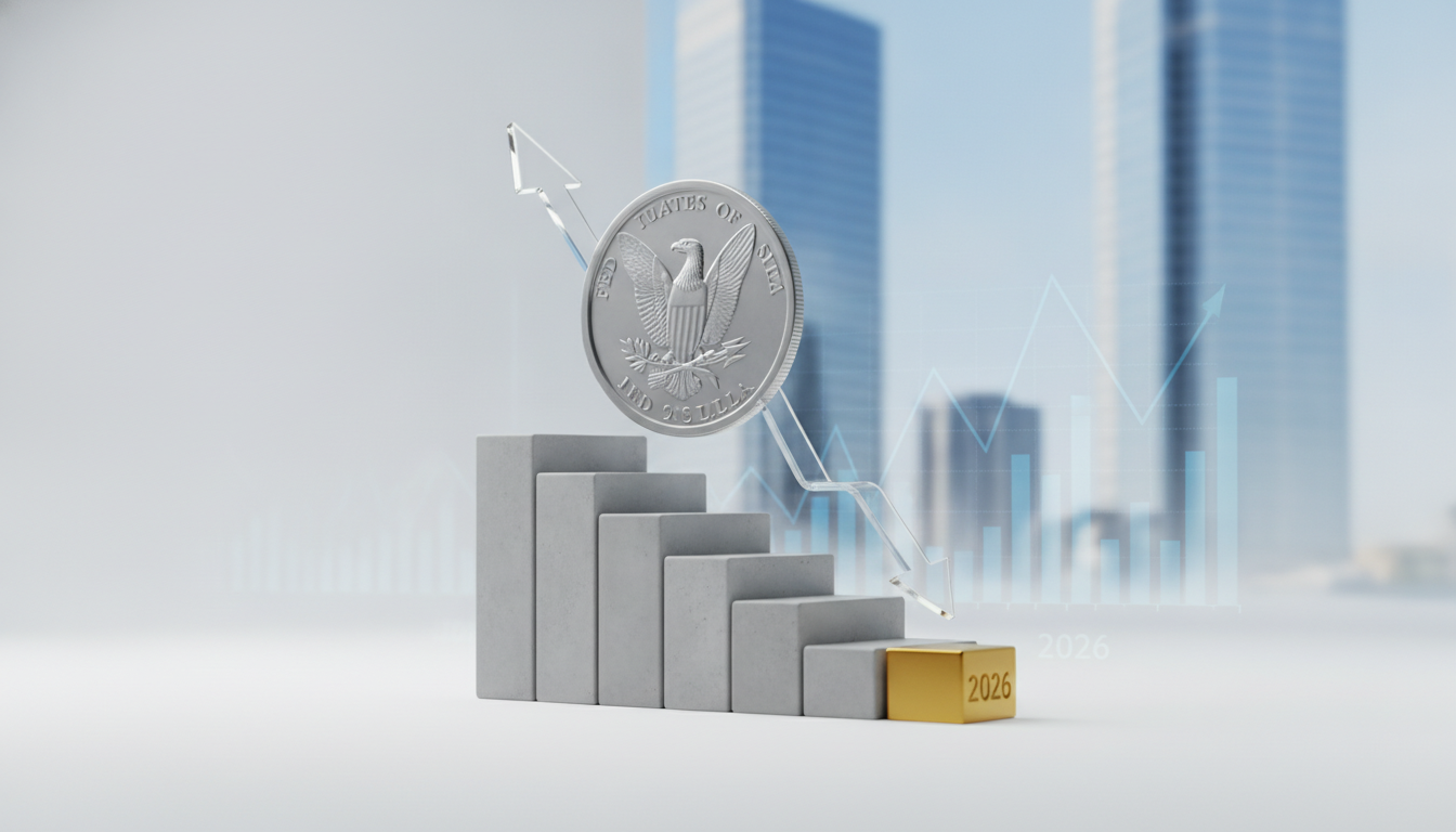 Dollar Firms After Fed Dot Plot Signals Just One Rate Cut in 2026 - editorial illustration
