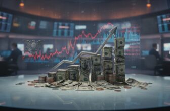 Dollar Holds Steady as Traders Await US Inflation Data for Fed Clues - editorial illustration