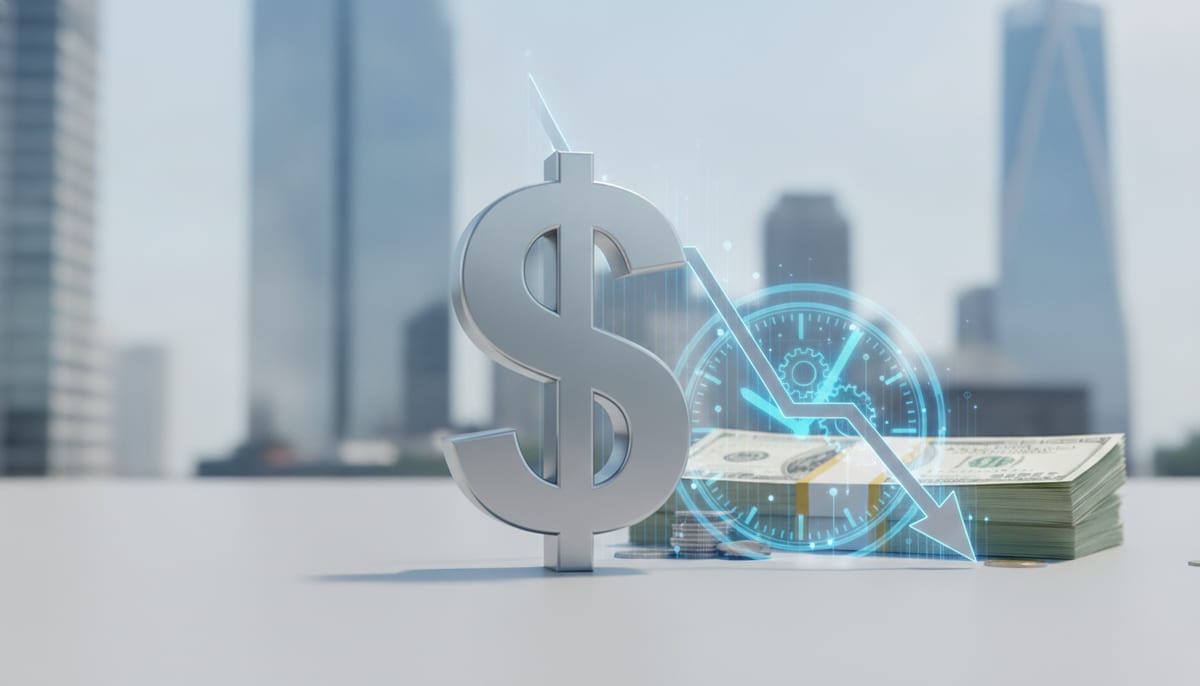 Dollar Firms as Traders Weigh Fed Rate-Cut Timing on Soft US Data - editorial illustration