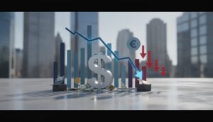Dollar Firms as Fed Minutes Signal Fewer Cuts; Euro Under Pressure - editorial illustration