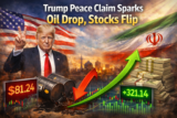 Trump Peace Claim Sparks Oil Drop, Stocks Flip
