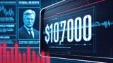 Bitcoin Price Steady at $107K Amid Federal Reserve Uncertainty and Inflation Concerns